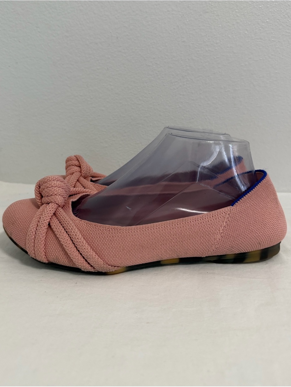 Rothy’s The Knot Ballet Flat pink shoes round point Size 8.5 - Picture 6 of 12
